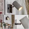 Javel Vägglampa, Väggspotlight Krom, Svart, 1-ljuskällor