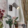 Javel Vägglampa, Väggspotlight Krom, Svart, 1-ljuskällor
