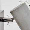 Javel Vägglampa, Väggspotlight Krom, Svart, 1-ljuskällor
