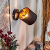 Alsen Vägglampa, Väggspotlight Svart, 1-ljuskällor