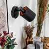 Fallhagen Vägglampa, Väggspotlight Svart, 1-ljuskällor