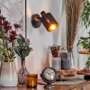 Fallhagen Vägglampa, Väggspotlight Svart, 1-ljuskällor