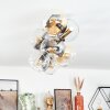Koyoto Taklampa, kullampa Guld, Svart, 8-ljuskällor