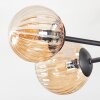 Chehalis Taklampa, kullampa 55 cm Amber, 6-ljuskällor