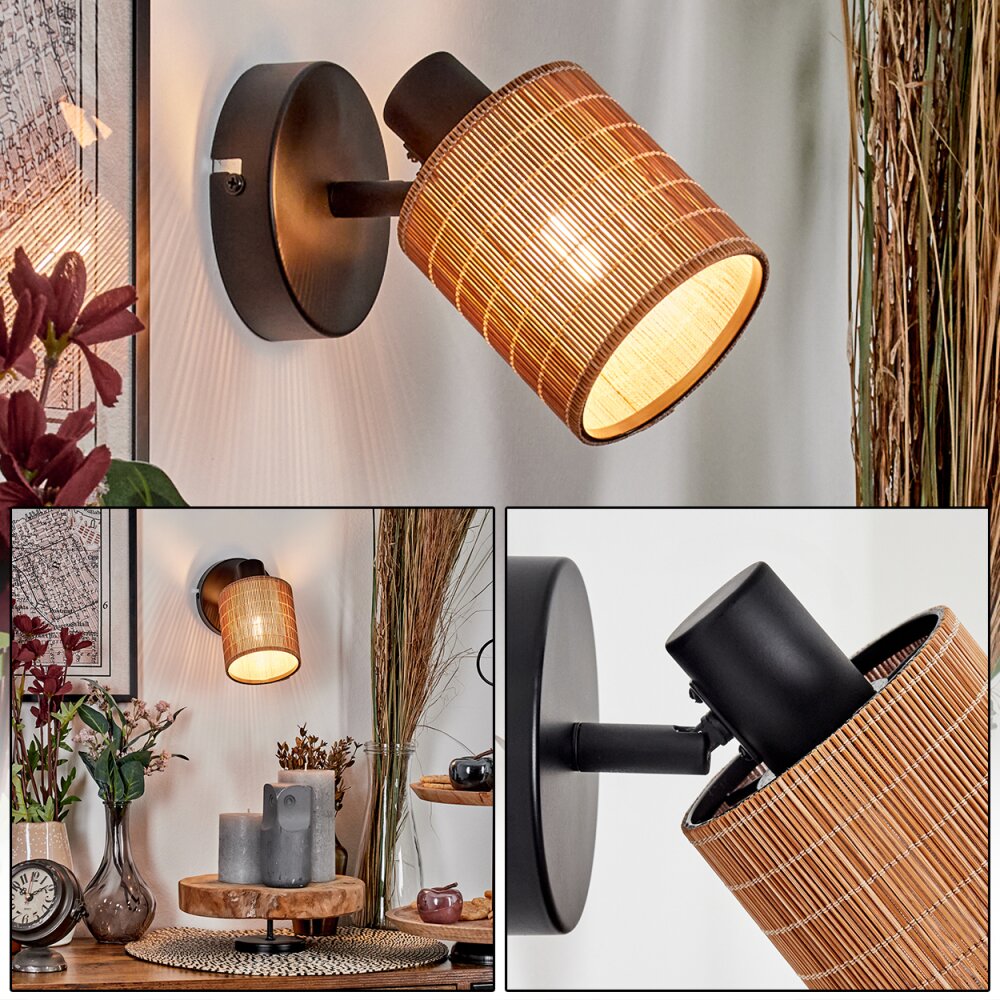 Kinnared Vägglampa, Väggspotlight Svart, 1-ljuskällor main product photo