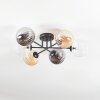 Chehalis Taklampa, kullampa 62 cm Amber, Klart, Rökfärger, 6-ljuskällor