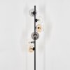 Koyoto kullampa, Golvlampa 32 cm Amber, Klart, Rökfärger, 6-ljuskällor