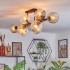 Ripoll Taklampa, kullampa Amber, Klart, Rökfärger, 10-ljuskällor
