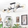 Ripoll Taklampa, kullampa Amber, Klart, Rökfärger, 10-ljuskällor
