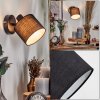 Bassagoda Vägglampa, Väggspotlight Svart, 1-ljuskällor