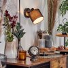 Bassagoda Vägglampa, Väggspotlight Svart, 1-ljuskällor