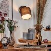 Bassagoda Vägglampa, Väggspotlight Svart, 1-ljuskällor