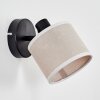Bassagoda Vägglampa, Väggspotlight Svart, 1-ljuskällor