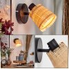 Lindberg Vägglampa, Väggspotlight Svart, 1-ljuskällor