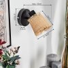 Lindberg Vägglampa, Väggspotlight Svart, 1-ljuskällor