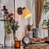 Lindberg Vägglampa, Väggspotlight Svart, 1-ljuskällor