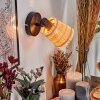 Lindberg Vägglampa, Väggspotlight Svart, 1-ljuskällor
