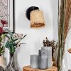 Lindberg Vägglampa, Väggspotlight Svart, 1-ljuskällor