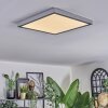 Finsrud Taklampa, Panel LED Silver, 1-ljuskällor