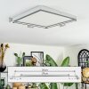 Finsrud Taklampa, Panel LED Silver, 1-ljuskällor