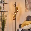 Koyoto kullampa, Golvlampa 32 cm Guld, Klart, Kopparfärg, Rökfärger, 6-ljuskällor