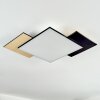 Barullu Taklampa, Panel LED träoptik, Svart, Vit, 1-ljuskällor