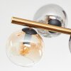 Koyoto Taklampa, kullampa Guld, Svart, 8-ljuskällor