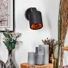 Fallhagen Vägglampa, Väggspotlight Svart, 1-ljuskällor