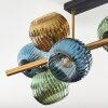 Koyoto Taklampa, kullampa Guld, Svart, 8-ljuskällor