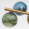 Koyoto Taklampa, kullampa Guld, Svart, 8-ljuskällor