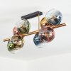 Koyoto Taklampa, kullampa Guld, Svart, 8-ljuskällor