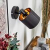 Alsen Vägglampa, Väggspotlight Svart, 1-ljuskällor