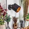 Alsen Vägglampa, Väggspotlight Svart, 1-ljuskällor