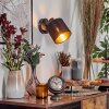 Alsen Vägglampa, Väggspotlight Svart, 1-ljuskällor