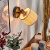 Sabadim Vägglampa, Väggspotlight Svart, 1-ljuskällor