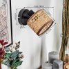 Barcos Vägglampa, Väggspotlight Svart, 1-ljuskällor