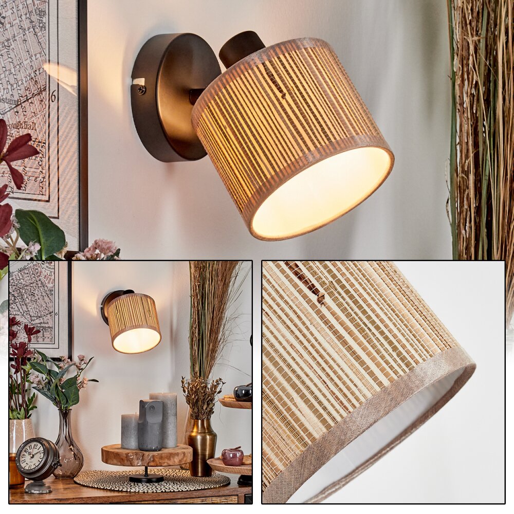 Bongal Vägglampa, Väggspotlight Svart, 1-ljuskällor main product photo
