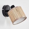 Bongal Vägglampa, Väggspotlight Svart, 1-ljuskällor