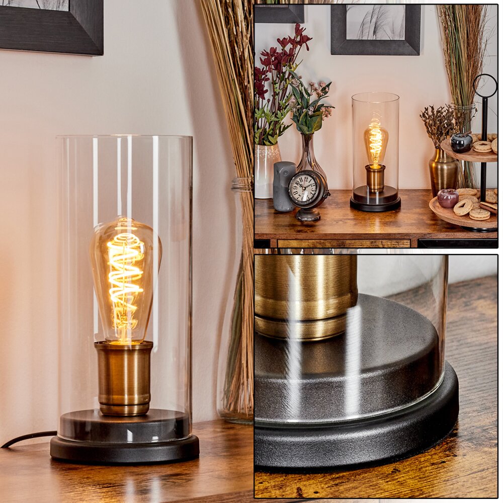Xaron Bordslampa Mässing, Svart, 1-ljuskällor main product photo