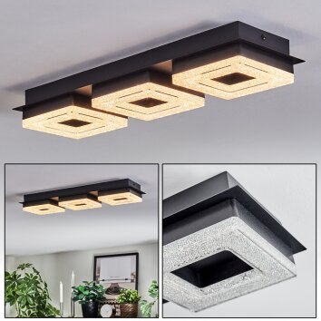 Walon Taklampa LED Svart, 1-ljuskällor Walon Taklampa LED Svart, 1-ljuskällor