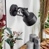 Tylar Vägglampa, Väggspotlight Svart, 1-ljuskällor