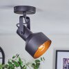 Tylar Taklampa, Takstrålkastare Svart, 1-ljuskällor