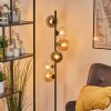 Koyoto kullampa, Golvlampa 32 cm Amber, Krom, Klart, Rökfärger, 6-ljuskällor