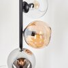 Koyoto kullampa, Golvlampa 32 cm Amber, Krom, Klart, Rökfärger, 6-ljuskällor