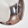 Koyoto kullampa, Golvlampa 32 cm Amber, Krom, Klart, Rökfärger, 6-ljuskällor