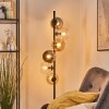 Koyoto kullampa, Golvlampa 32 cm Amber, Krom, Klart, Rökfärger, 6-ljuskällor