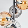 Koyoto Taklampa, kullampa 31 cm Amber, Klart, Rökfärger, 4-ljuskällor