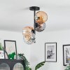 Koyoto Taklampa, kullampa 31 cm Amber, Klart, Rökfärger, 4-ljuskällor