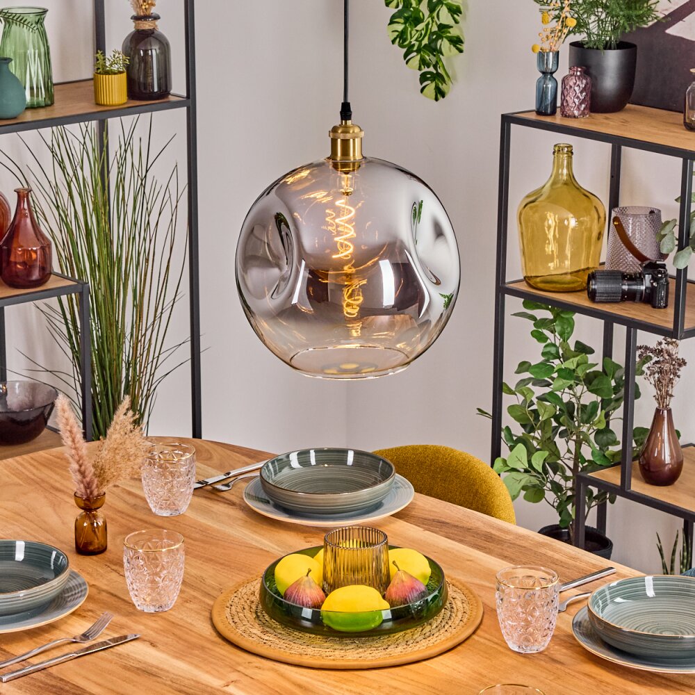 Ripoll Pendellampa, kullampa, Pendelbelysning Guld, 1-ljuskällor main product photo
