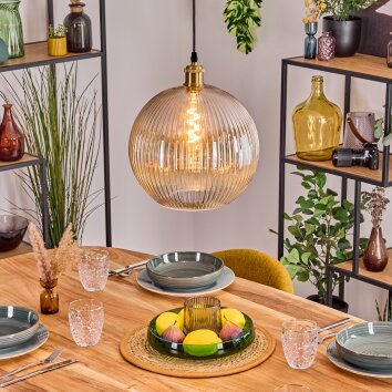 Koyoto Pendellampa, kullampa, Pendelbelysning Guld, 1-ljuskällor Koyoto Pendellampa, kullampa, Pendelbelysning Guld, 1-ljuskällor